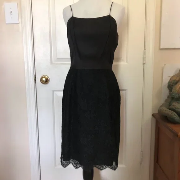 Suzy Perette Dresses | Vintage 1950s Suzy Perette New York Black Lace Dress / Scallop Hem (S) | Color: Black | Size: S | Jenyolton's Closet